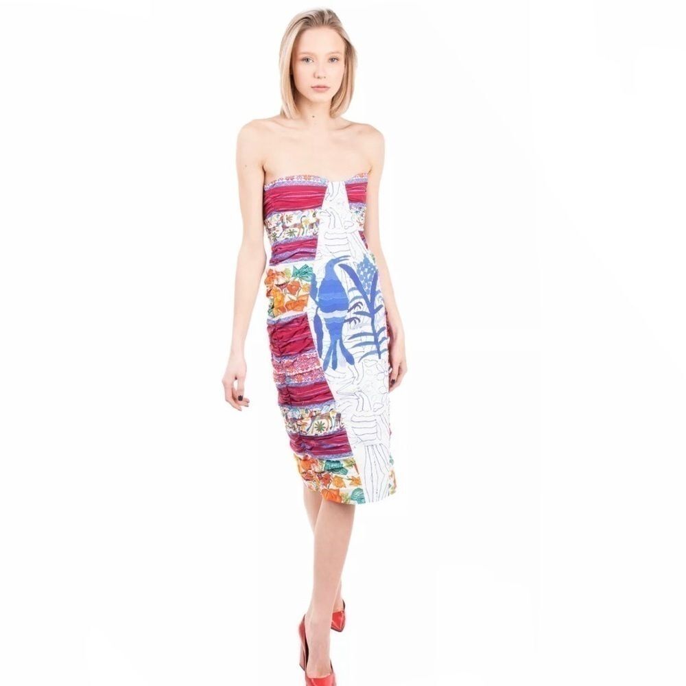 Stella strapless dress Jean Dress Size 38 XS $1100